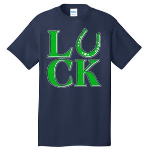 Cool St Patrick's Day Luck Lucky Horseshoe Tall T-Shirt