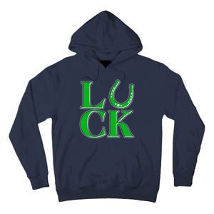 Cool St Patrick's Day Luck Lucky Horseshoe Tall Hoodie