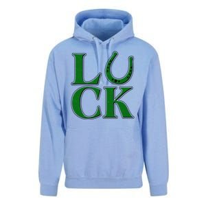 Cool St Patrick's Day Luck Lucky Horseshoe Unisex Surf Hoodie