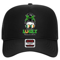 Cute St Patricks Day One Lucky Teacher Trucker Hat