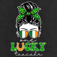 Cute St Patricks Day One Lucky Teacher Trucker Hat