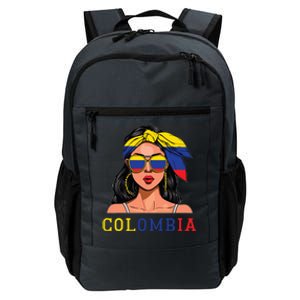 Colombianas Souvenirs Products Woman Flag Roots Colombia Daily Commute Backpack