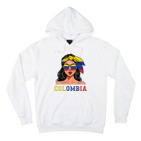 Colombianas Souvenirs Products Woman Flag Roots Colombia Hoodie