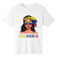 Colombianas Souvenirs Products Woman Flag Roots Colombia Tall Fusion ChromaSoft Performance T-Shirt