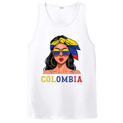 Colombianas Souvenirs Products Woman Flag Roots Colombia PosiCharge Competitor Tank