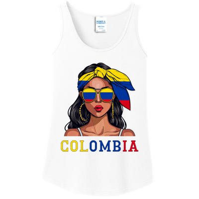 Colombianas Souvenirs Products Woman Flag Roots Colombia Ladies Essential Tank