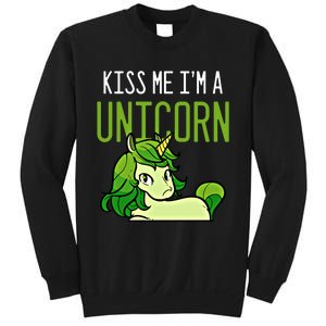 Cute St PatrickS Day Irish American Me I Am A Unicorn Gift Sweatshirt