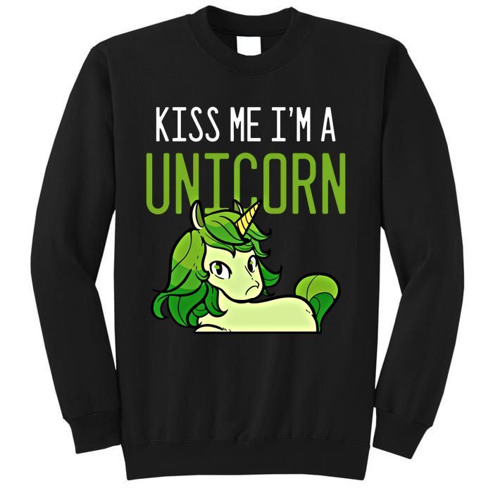 Cute St PatrickS Day Irish American Me I Am A Unicorn Gift Sweatshirt