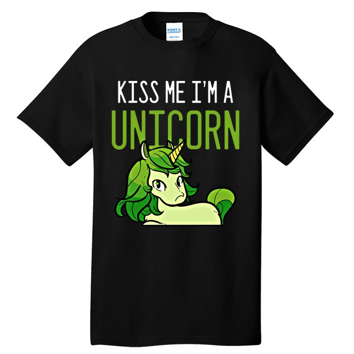 Cute St PatrickS Day Irish American Me I Am A Unicorn Gift Tall T-Shirt