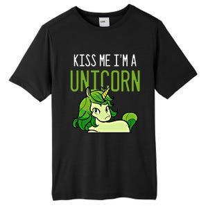 Cute St PatrickS Day Irish American Me I Am A Unicorn Gift Tall Fusion ChromaSoft Performance T-Shirt