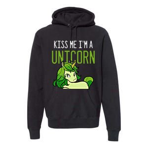 Cute St PatrickS Day Irish American Me I Am A Unicorn Gift Premium Hoodie