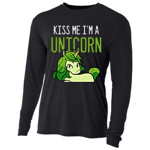 Cute St PatrickS Day Irish American Me I Am A Unicorn Gift Cooling Performance Long Sleeve Crew