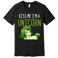 Cute St PatrickS Day Irish American Me I Am A Unicorn Gift Premium T-Shirt