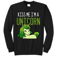 Cute St PatrickS Day Irish American Me I Am A Unicorn Gift Tall Sweatshirt