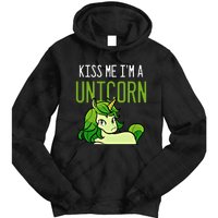 Cute St PatrickS Day Irish American Me I Am A Unicorn Gift Tie Dye Hoodie