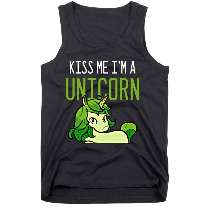 Cute St PatrickS Day Irish American Me I Am A Unicorn Gift Tank Top