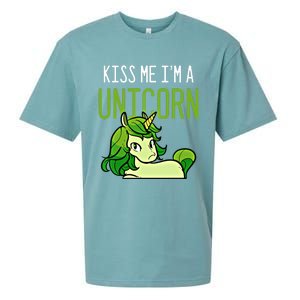 Cute St PatrickS Day Irish American Me I Am A Unicorn Gift Sueded Cloud Jersey T-Shirt