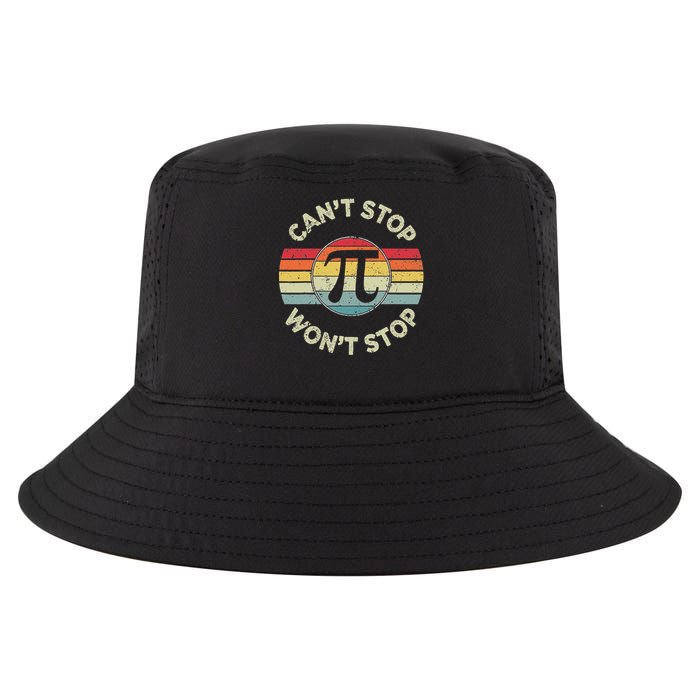  Can't Stop Pi Won't Stop Pi Day Math Teachers  Cool Comfort Performance Bucket Hat