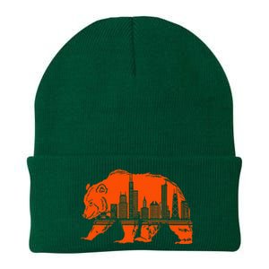 Chicago Skyline Pride Celebrate Illinois Downtown Knit Cap Winter Beanie