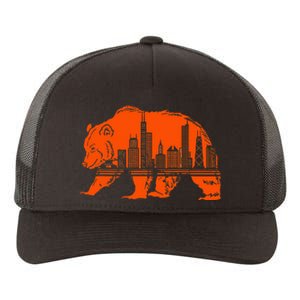 Chicago Skyline Pride Celebrate Illinois Downtown Yupoong Adult 5-Panel Trucker Hat