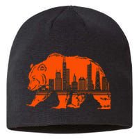 Chicago Skyline Pride Celebrate Illinois Downtown Sustainable Beanie