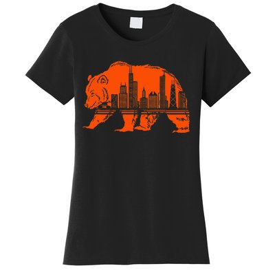 Chicago Skyline Pride Celebrate Illinois Downtown Women's T-Shirt