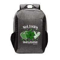 Christian St PatrickS Day Shamrock Not Lucky Simply Blessed Gift Vector Backpack