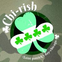 ChiRish St. Patrick's Day Chicago Irish Clover Legacy Tie Dye Trucker Hat