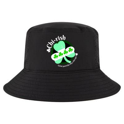 ChiRish St. Patrick's Day Chicago Irish Clover Cool Comfort Performance Bucket Hat