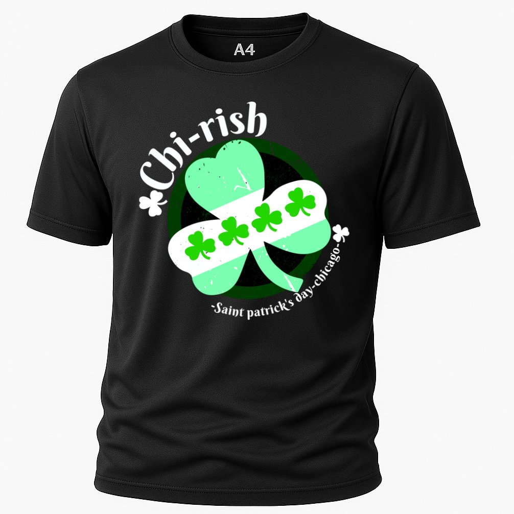 ChiRish St. Patrick's Day Chicago Irish Clover Performance Shirt