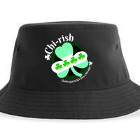 ChiRish St. Patrick's Day Chicago Irish Clover Sustainable Bucket Hat