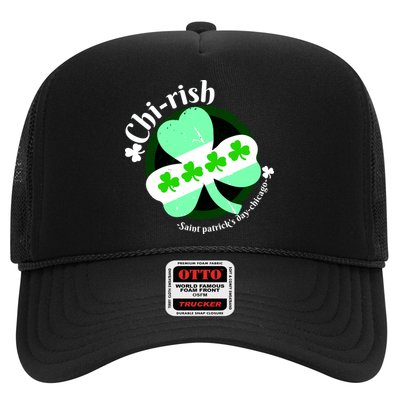 ChiRish St. Patrick's Day Chicago Irish Clover Trucker Hat