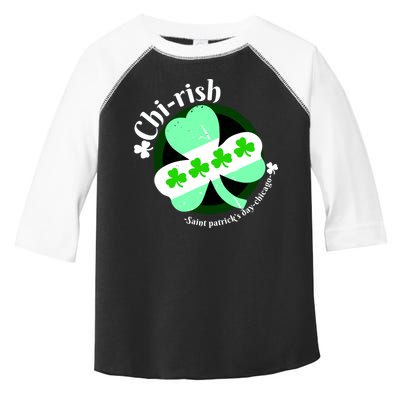 ChiRish St. Patrick's Day Chicago Irish Clover Toddler Fine Jersey T-Shirt
