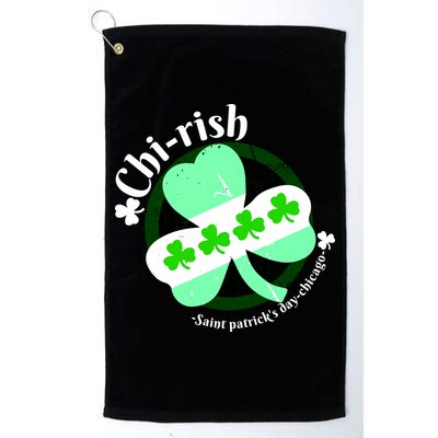 ChiRish St. Patrick's Day Chicago Irish Clover Golf Towel