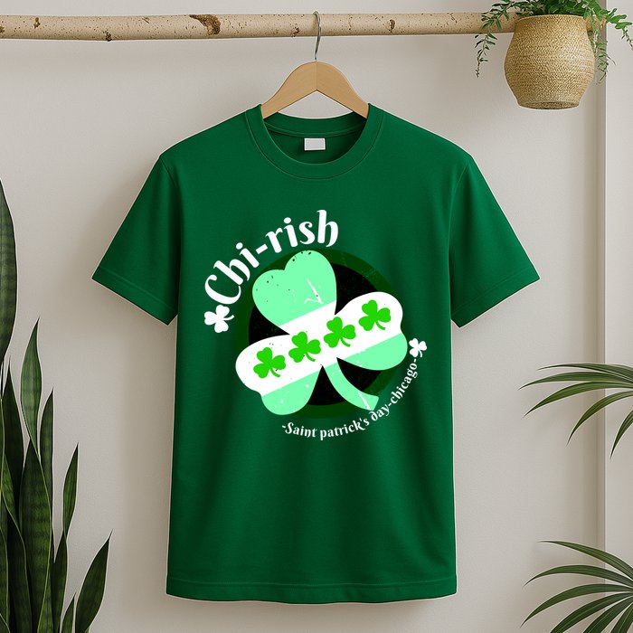 ChiRish St. Patrick's Day Chicago Irish Clover T-Shirt