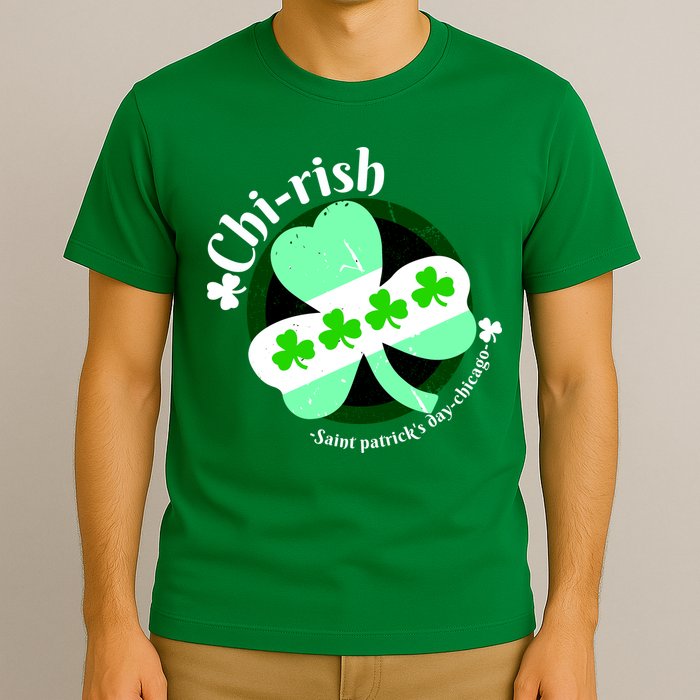 ChiRish St. Patrick's Day Chicago Irish Clover T-Shirt