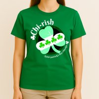 ChiRish St. Patrick's Day Chicago Irish Clover T-Shirt