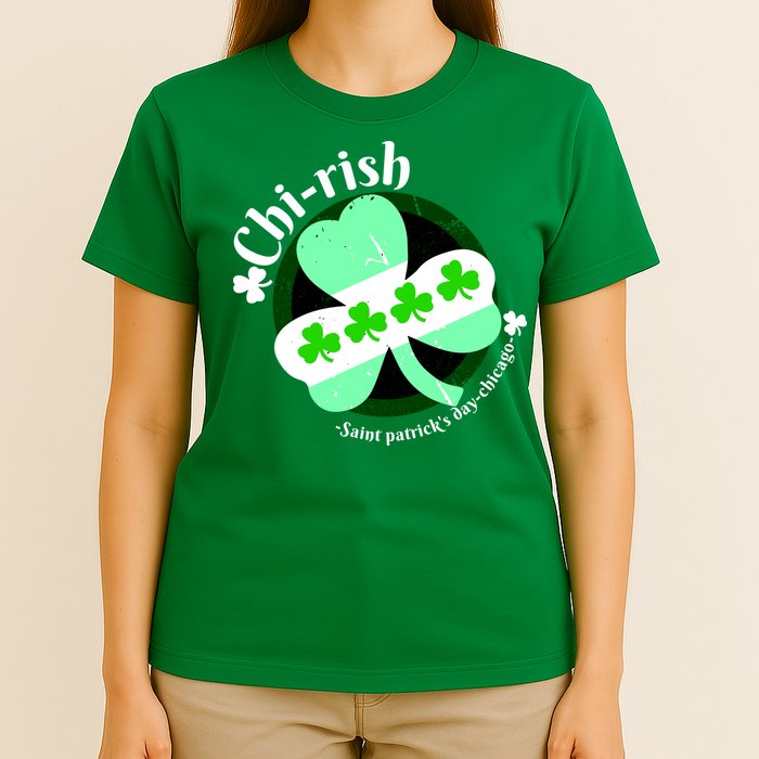 ChiRish St. Patrick's Day Chicago Irish Clover T-Shirt