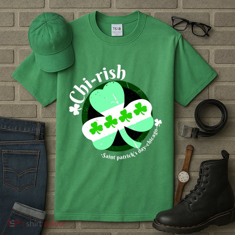 ChiRish St. Patrick's Day Chicago Irish Clover Tall T-Shirt