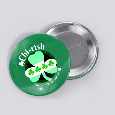 ChiRish St. Patrick's Day Chicago Irish Clover Button