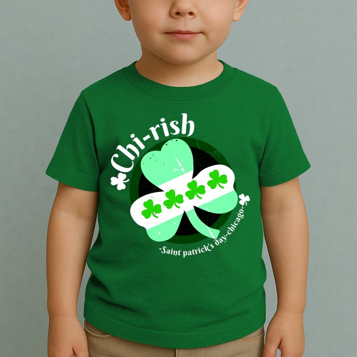 ChiRish St. Patrick's Day Chicago Irish Clover Toddler T-Shirt