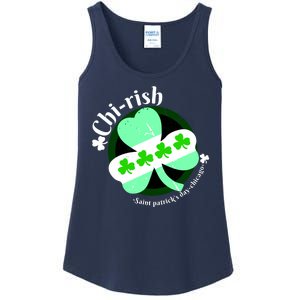 ChiRish St. Patrick's Day Chicago Irish Clover Ladies Essential Tank