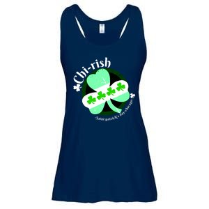 ChiRish St. Patrick's Day Chicago Irish Clover Ladies Essential Flowy Tank