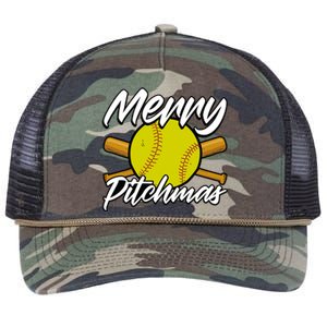 Christmas Softball Player Santa Claus Xmas Day Sport Cute Gift Retro Rope Trucker Hat Cap