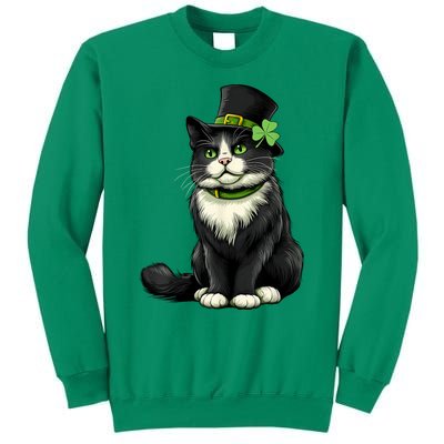 Cat St Patricks Day Shamrock Irish Sweatshirt