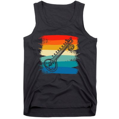 Classic Sitar Player Instrument Tank Top