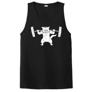 Cat Squat Powerlifting Cool PosiCharge Competitor Tank