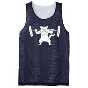 Cat Squat Powerlifting Cool Mesh Reversible Basketball Jersey Tank