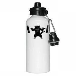 Cat Squat Powerlifting Cool Aluminum Water Bottle