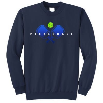 Cool Stylized Pickleball With Paddles And Ball Pickleball Sweatshirt